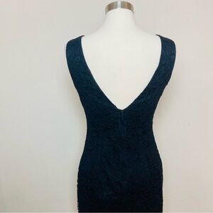 Vintage Lovely Black Lace Dress SZ 12